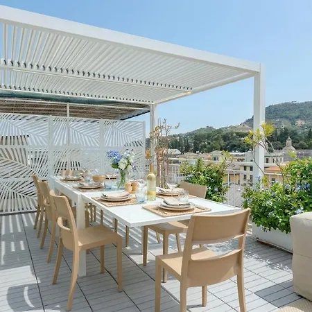 Rooftop With Sea View, Jacuzzi,parking,ac * Santa Margherita Ligure